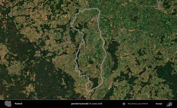 Powiat tzewski. Polonya 'nın idari bölgesini Haziran 2018' de çekilen Kopernik Nöbetçi karolarından oluşan bir uydu görüntüsüne göre özetledik.