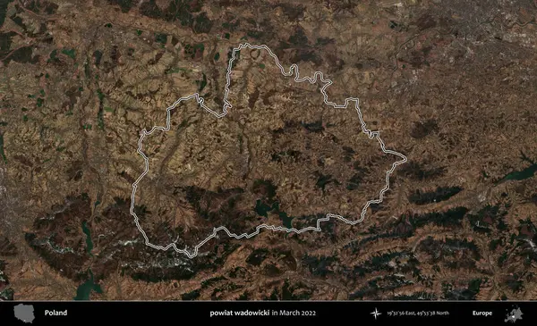 powiat wadowicki. Polonya 'nın idari bölgesini Mart 2022' de çekilen Kopernik Sentinel karolarından oluşan bir uydu görüntüsü ile özetledik.