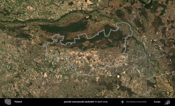 powiat warszawski zachodni. Polonya 'nın idari bölgesini Nisan 2019' da çekilen Kopernik Nöbetçi karolarından oluşan bir uydu görüntüsüne göre özetledik.