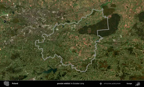 powiat wielicki. Polonya 'nın idari bölgesini, Ekim 2019' da çekilen Kopernik Nöbetçi karolarından oluşan bir uydu görüntüsüne göre özetledik.