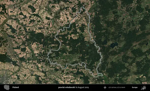 powiat wlodawski. Polonya 'nın idari bölgesini Ağustos 2019' da çekilen Kopernik Nöbetçi karolarından oluşan bir uydu görüntüsüne göre özetledik.