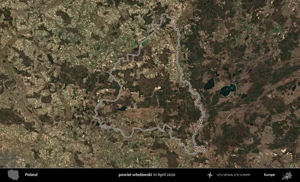powiat wlodawski. Polonya 'nın idari bölgesini Nisan 2020' de çekilen Kopernik Nöbetçi karolarından oluşan bir uydu görüntüsüne göre özetledik.
