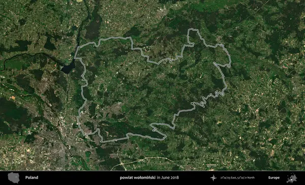 powiat wolominski. Polonya 'nın idari bölgesini Haziran 2018' de çekilen Kopernik Nöbetçi karolarından oluşan bir uydu görüntüsüne göre özetledik.