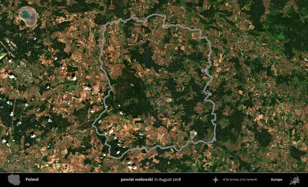 powiat wolowski. Polonya 'nın idari bölgesini Ağustos 2018' de çekilen Kopernik Nöbetçi karolarından oluşan bir uydu görüntüsüne göre özetledik.