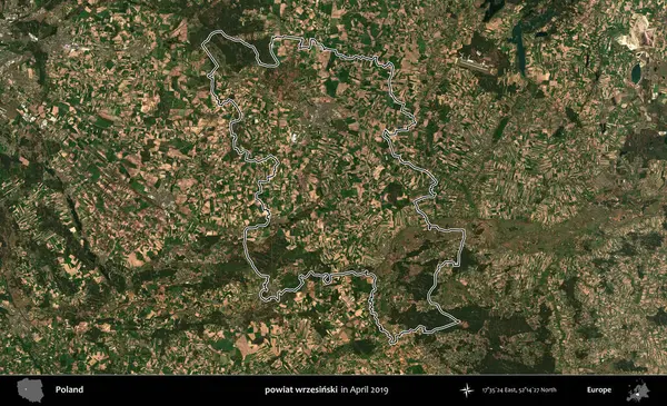 powiat wrzesinski. Polonya 'nın idari bölgesini Nisan 2019' da çekilen Kopernik Nöbetçi karolarından oluşan bir uydu görüntüsüne göre özetledik.