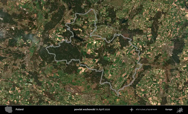 powiat wschowski. Polonya 'nın idari bölgesini Nisan 2020' de çekilen Kopernik Nöbetçi karolarından oluşan bir uydu görüntüsüne göre özetledik.