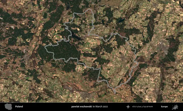 powiat wschowski. Polonya 'nın idari bölgesini Mart 2022' de çekilen Kopernik Sentinel karolarından oluşan bir uydu görüntüsü ile özetledik.