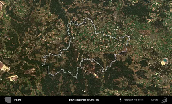 powiat zaganski. Polonya 'nın idari bölgesini Nisan 2020' de çekilen Kopernik Nöbetçi karolarından oluşan bir uydu görüntüsüne göre özetledik.