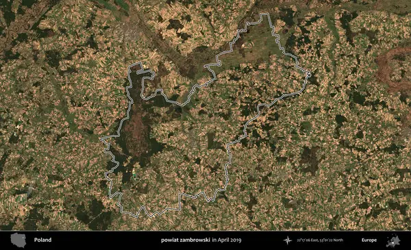 powiat zambrowski. Polonya 'nın idari bölgesini Nisan 2019' da çekilen Kopernik Nöbetçi karolarından oluşan bir uydu görüntüsüne göre özetledik.
