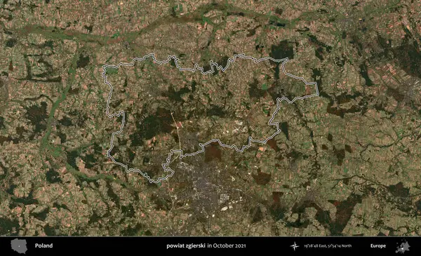 powiat zgierski. Polonya 'nın idari bölgesini, Ekim 2021' de çekilen Kopernik Nöbetçi karolarından oluşan bir uydu görüntüsüne göre özetledik.