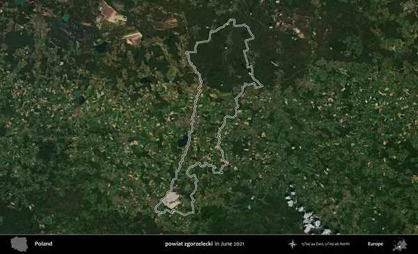 powiat zgorzelecki. Polonya 'nın idari bölgesini Haziran 2021' de çekilen Kopernik Sentinel karolarından oluşan bir uydu görüntüsü ile özetledik.
