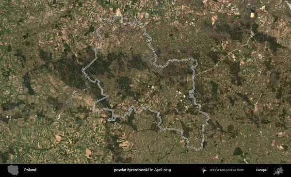 powiat zyrardowski. Polonya 'nın idari bölgesini Nisan 2019' da çekilen Kopernik Nöbetçi karolarından oluşan bir uydu görüntüsüne göre özetledik.