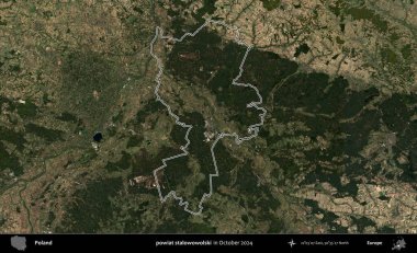 powiat stalowowolski. Polonya 'nın idari bölgesini, Ekim 2024' te çekilen Kopernik Nöbetçi karolarından oluşan bir uydu görüntüsüne göre özetledik.