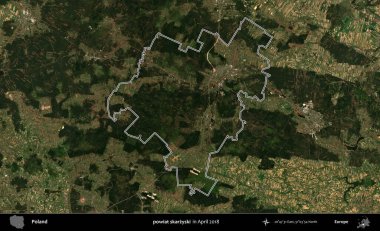 powiat skarzyski. Polonya 'nın idari bölgesini, Nisan 2018' de çekilen Kopernik Nöbetçi karolarından oluşan bir uydu görüntüsüne göre özetledik.