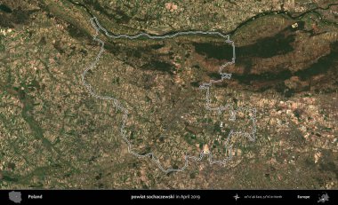 powiat sochaczewski. Polonya 'nın idari bölgesini Nisan 2019' da çekilen Kopernik Nöbetçi karolarından oluşan bir uydu görüntüsüne göre özetledik.