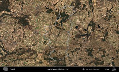 powiat slupecki. Polonya 'nın idari bölgesini Mart 2022' de çekilen Kopernik Sentinel karolarından oluşan bir uydu görüntüsü ile özetledik.