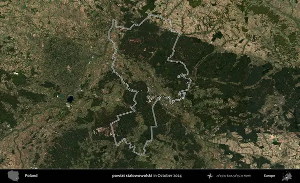 powiat stalowowolski. Polonya 'nın idari bölgesini, Ekim 2024' te çekilen Kopernik Nöbetçi karolarından oluşan bir uydu görüntüsüne göre özetledik.