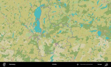 Vay canına. Almanya 'nın idari alanı Topografik İnsani Stil Haritası' nda özetlendi
