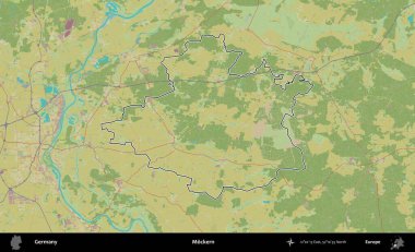Alaycı. Almanya 'nın idari alanı Topografik İnsani Stil Haritası' nda özetlendi