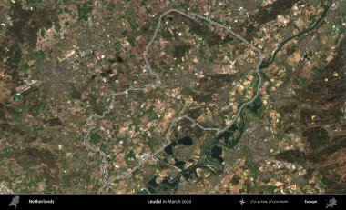 Lökosit. Hollanda 'nın idari alanı Mart 2020' de çekilen Kopernik Nöbetçi karolarından oluşan bir uydu görüntüsüyle özetlendi