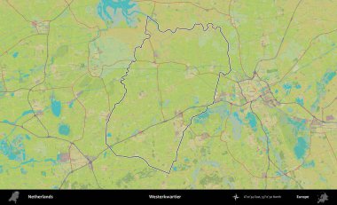 Daha batılı. Hollanda 'nın idari alanı Topografik İnsani Stil Haritası' nda özetlenmiştir