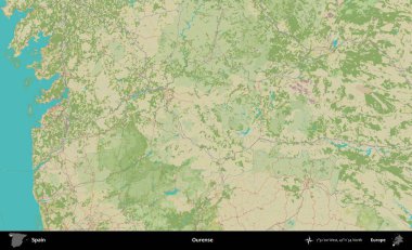 Bizim hakkımız. İspanya 'nın Topografik İnsani Stil Haritası İdari Alanı