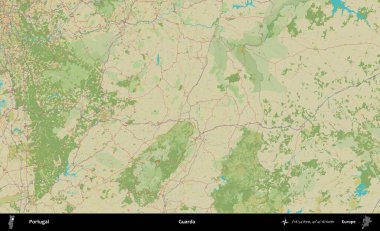 Guarda. Portekiz 'in Topografik İnsani Stil Haritasında İdari Alanı