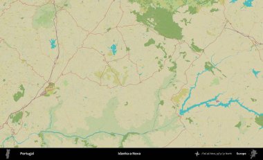 Idanha-a-Nova. Portekiz 'in Topografik İnsani Stil Haritasında İdari Alanı