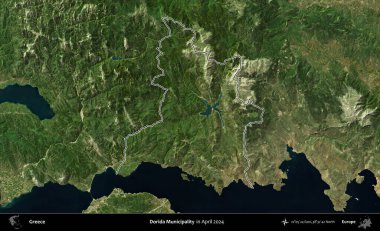 Dorida Belediyesi. Yunanistan 'ın idari alanı, Nisan 2024 
