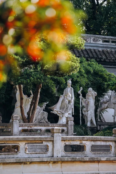 Sweet Osmanthus and Chinese Classical Architecture in guilin park
