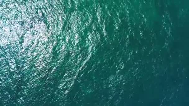 Vzdušný Pohled Mořskou Hladinu Korály Mořském Dně Vysoce Kvalitní Fullhd — Stock video