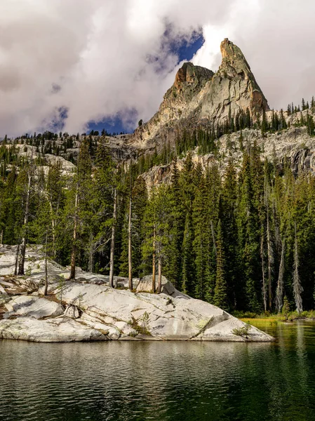 Idaho Wilderness Lake Pointy Peak — Stock Photo, Image