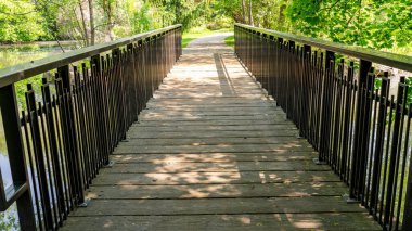 Boise Idaho 'da halka açık bir parkta yürümek için güzel bir yer.