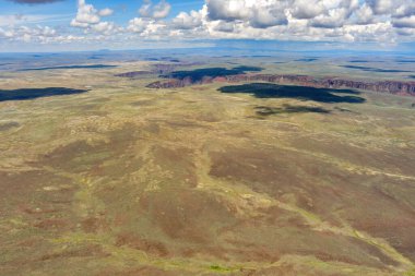 Desert wilderness of Southern Idaho with cloud shadows clipart