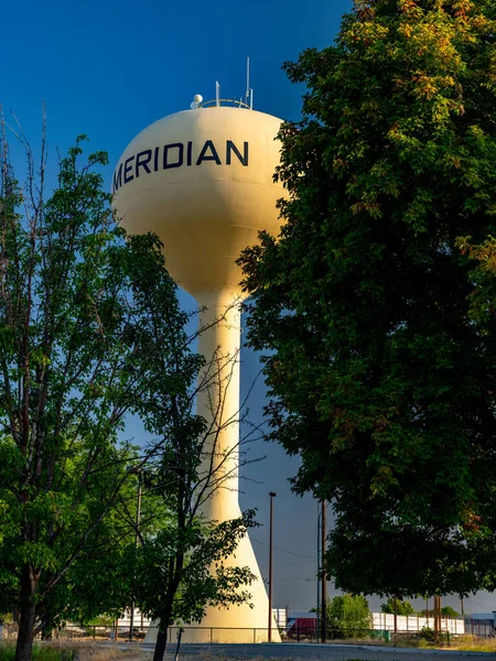 stock image Meridian Idaho water tower in the morning