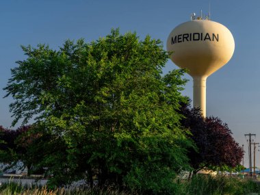 Meridian Idaho 'daki ikonik su kulesi.