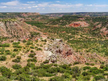 Texas 'taki güzel Palo Duro Kanyonu
