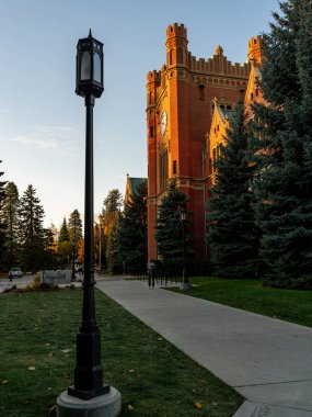 Idaho Üniversitesi yönetim binasının eşsiz manzarası