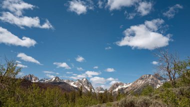Sawtooth Ulusal dinlenme alanı Idaho vahşi doğası
