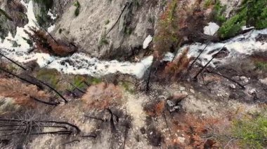 Gelin Örtüsü Şelalesi 'nin hava manzarası 