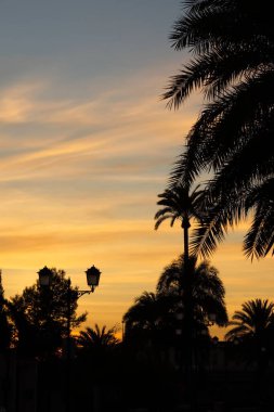 Murcia 'da muhteşem ve renkli gün batımı