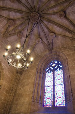 Valencia 'daki Lonja de la Seda' nın muhteşem Gotik tarzı.