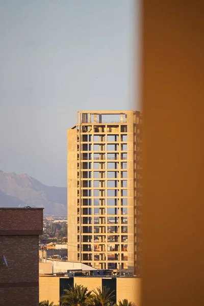 Συγκεκριμένη Δομή Ημιτελούς Τσιμεντένιου Κτιρίου Λόγω Της Οικονομικής Κρίσης — Φωτογραφία Αρχείου