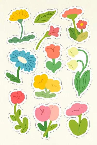 vektör çiçek kümesi