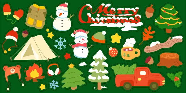 Noel simgeleri kümesi.