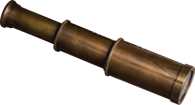 Antika pirinç metal boru