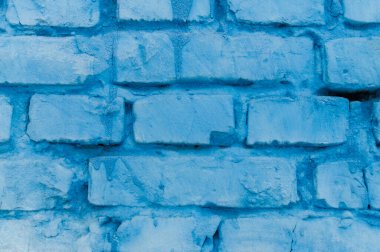 Brick background. Texture of painted bricks, brickwork.