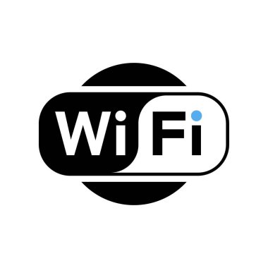 Wi-fi wireless network icon. Wi-fi signal symbol internet connection.