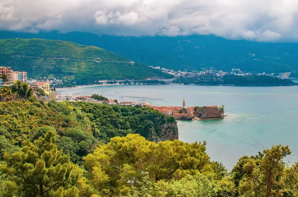Utsikt Över Den Gamla Staden Budva Montenegro — Stockfoto