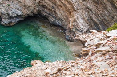 Yunanistan 'ın Girit kıyısındaki körfez